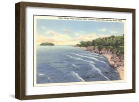 Catawba Cliffs, Catawba Island, Cleveland, Ohio-null-Framed Art Print