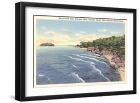 Catawba Cliffs, Catawba Island, Cleveland, Ohio-null-Framed Art Print