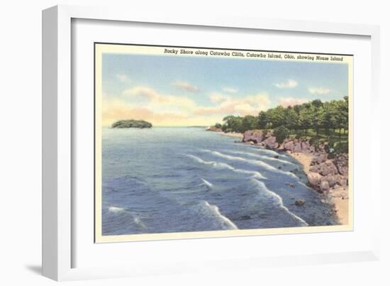 Catawba Cliffs, Catawba Island, Cleveland, Ohio-null-Framed Art Print