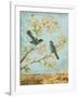 Catbirds & Blooms-Pamela Gladding-Framed Art Print