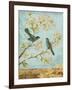 Catbirds & Blooms-Pamela Gladding-Framed Art Print