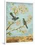 Catbirds & Blooms-Pamela Gladding-Framed Art Print