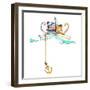 Catboat-Deborah Faenza-Framed Giclee Print