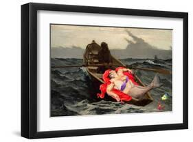 Catch of the Day-Barry Kite-Framed Premium Giclee Print