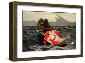 Catch of the Day-Barry Kite-Framed Premium Giclee Print