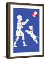 Catch the Ball-Julia Letheld Hahn-Framed Art Print