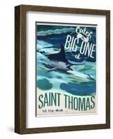 Catch the Big One-null-Framed Giclee Print