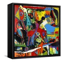 Catch the Bird-Martin Kalhoej-Framed Stretched Canvas