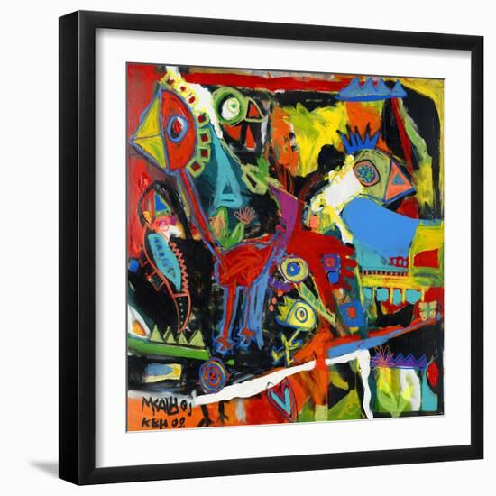 Catch the Bird-Martin Kalhoej-Framed Art Print