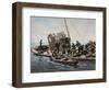 Catching a Rum Runner-null-Framed Premium Giclee Print