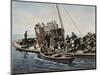 Catching a Rum Runner-null-Mounted Premium Giclee Print