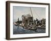 Catching a Rum Runner-null-Framed Art Print