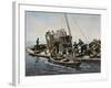 Catching a Rum Runner-null-Framed Art Print