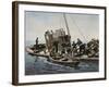 Catching a Rum Runner-null-Framed Art Print