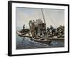 Catching a Rum Runner-null-Framed Art Print