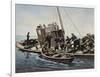 Catching a Rum Runner-null-Framed Art Print