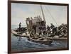 Catching a Rum Runner-null-Framed Art Print