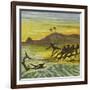 Catching a Shark-Ernest Henry Griset-Framed Giclee Print