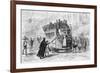 Catching a Tram in the Streets of Valparaiso - Note the Lady Conductor!-null-Framed Premium Giclee Print