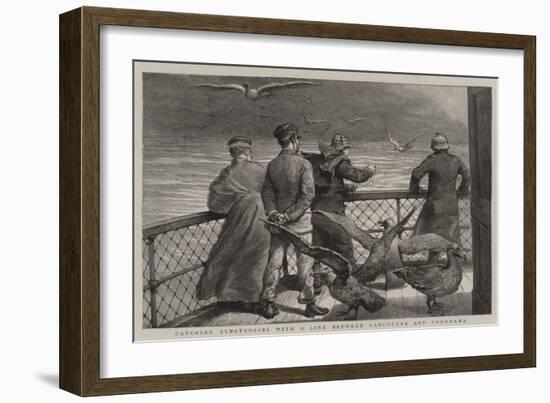 Catching Albatrosses with a Line Between Vancouver and Yokohama-null-Framed Giclee Print