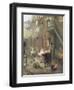 Catching Bubbles-Albert Ludovici-Framed Giclee Print