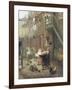 Catching Bubbles-Albert Ludovici-Framed Giclee Print