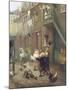 Catching Bubbles-Albert Ludovici-Mounted Giclee Print