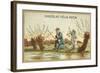 Catching Crayfish-null-Framed Giclee Print