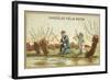 Catching Crayfish-null-Framed Giclee Print