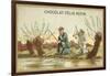 Catching Crayfish-null-Framed Giclee Print