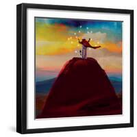 Catching Stars-Nancy Tillman-Framed Art Print