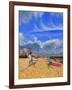 Catching the Ball, St Ives, 2016-Andrew Macara-Framed Giclee Print