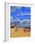 Catching the Ball, St Ives, 2016-Andrew Macara-Framed Giclee Print