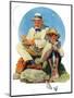 "Catching the Big One", August 3,1929-Norman Rockwell-Mounted Giclee Print