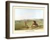 Catching The Wild Horse-George Catlin-Framed Art Print