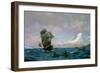 Catching Whales, 1875-J.E. Carl Rasmussen-Framed Giclee Print
