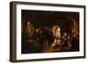 Catechising in a Scottish School, 1832 (Oil on Panel)-George Harvey-Framed Giclee Print