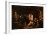 Catechising in a Scottish School, 1832 (Oil on Panel)-George Harvey-Framed Giclee Print