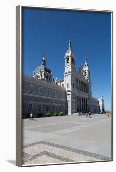 Catedral De La Almudena in Madrid, Spain, Europe-Martin Child-Framed Photographic Print