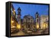 Catedral De la Habana, Plaza De la Catedral, Habana Vieja, Havana, Cuba-Jon Arnold-Framed Stretched Canvas