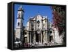 Catedral De San Cristobal, Old Havana, Havana, Cuba, West Indies, Central America-R H Productions-Framed Stretched Canvas