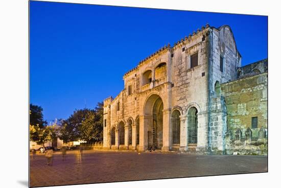 Catedral Primada De America and Parque Colon-Massimo Borchi-Mounted Premium Photographic Print