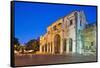 Catedral Primada De America and Parque Colon-Massimo Borchi-Framed Stretched Canvas