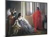 Caterina Cornaro Receives News of Deposition of Queen of Cyprus, 1842-Francesco Hayez-Mounted Giclee Print
