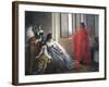 Caterina Cornaro Receives News of Deposition of Queen of Cyprus, 1842-Francesco Hayez-Framed Giclee Print