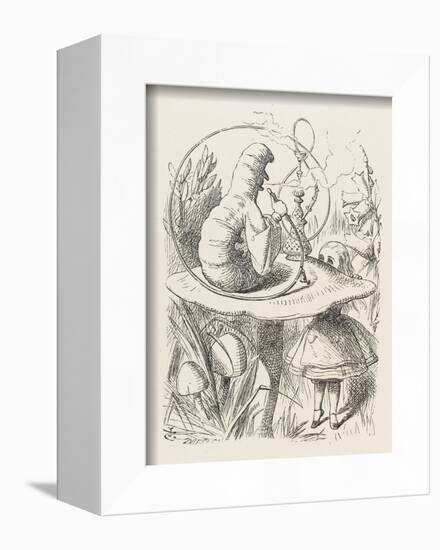 Caterpillar Alice and the Caterpillar-John Tenniel-Framed Photographic Print