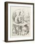 Caterpillar Alice and the Caterpillar-John Tenniel-Framed Photographic Print