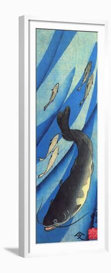 Catfish 1-Kuniyoshi Utagawa-Framed Premium Giclee Print