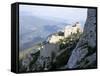 Cathar Castle of Peyrepertuse, Between Carcassonne and Perpignan, France-Richard Ashworth-Framed Stretched Canvas