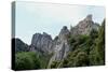 Cathar Castle Peyrepertuse in South of France-Marilyn Dunlap-Stretched Canvas